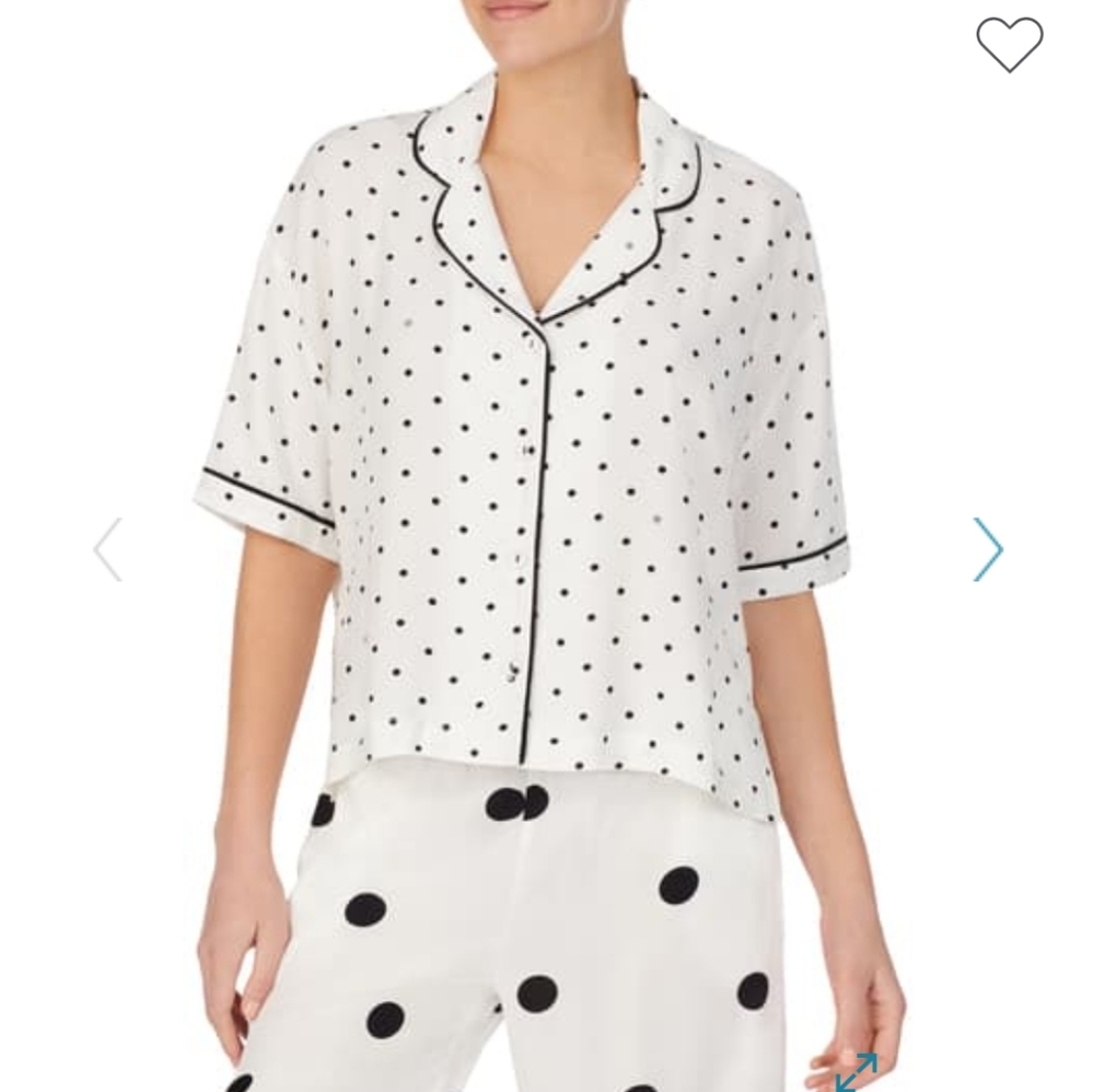 Refinery 29 Piera Crop Pajama Top